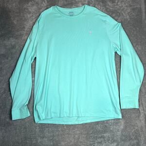 Polo Ralph Lauren Long Sleeve Tshirt Mens XL Light Green Classic Basic
